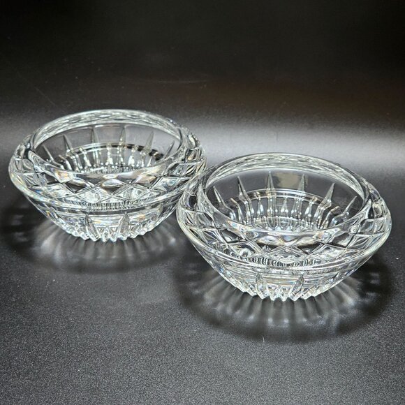 2 Princess House 3 in1 Candle Holders 2" taper dinner candle pillar votive holde - Picture 2 of 11